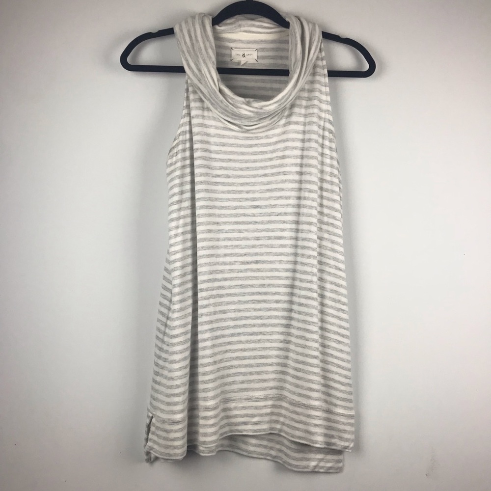 Lou & Grey | Crowl Neck Stripe Tank